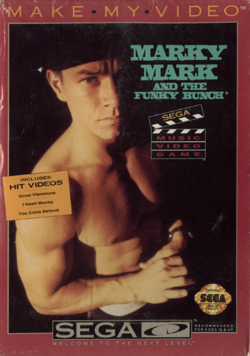 Make My Video - Marky Mark and the Funky Bunch (USA) Sega CD Game Cover